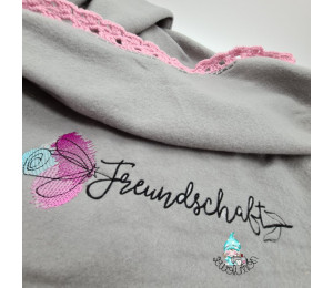 ADVENTSKALENDER 1. Dezember - Stickserie - Rose Liebe Freundschaft Familie